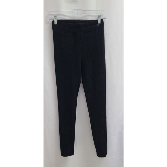 CuddlDuds Plush Velour Fleece Leggings Women's Size XS Black - Picture 1 of 5